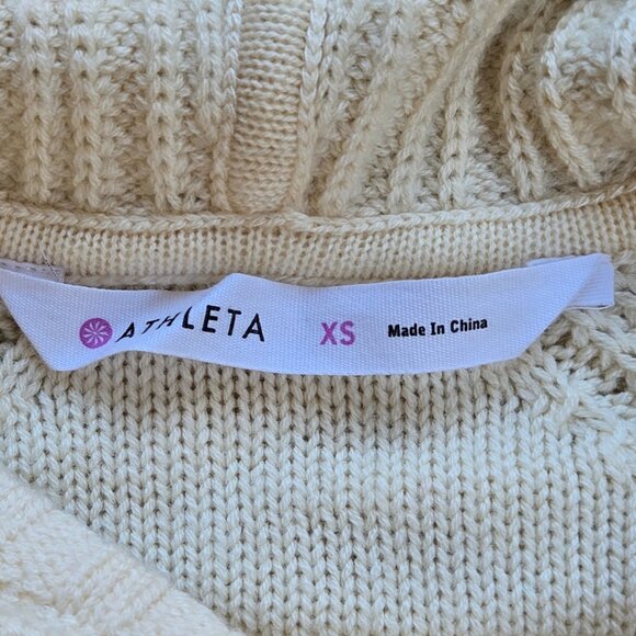 NWOT 100% Merino Hoodie Aran Design Celtic - Picture 5 of 7